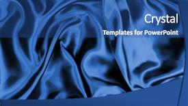  Presentation with dark blue - Presentation having smooth elegant dark blue silk background and a  colored foreground