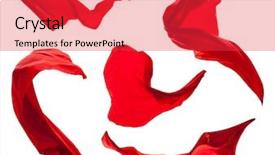  Presentation with satin - Cool new presentation with smooth elegant red satin cloth backdrop and a red colored foreground