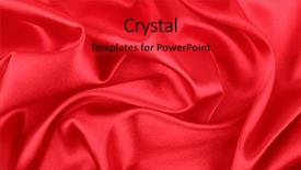  Presentation with smooth elegant grey silk - PPT layouts featuring smooth elegant red silk background background and a red colored foreground