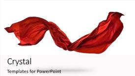  Presentation with smooth elegant grey silk - PPT theme with smooth elegant red transparent cloth background and a white colored foreground