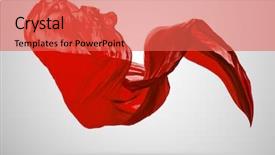  Presentation with red grey - Slide set consisting of smooth elegant red transparent cloth background and a red colored foreground