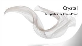  Presentation with image resolution - Presentation design consisting of smooth elegant white transparent cloth background and a white colored foreground
