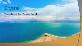  Presentation with salty - Amazing theme having smooth-surface backdrop and a light blue colored foreground