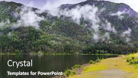  Presentation with cold water - Slide set enhanced with smooth-water-of-the-acre background and a tawny brown colored foreground