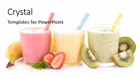  Presentation with smoothie - Presentation theme with smoothie background and a white colored foreground
