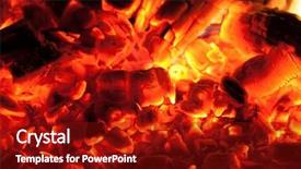  Presentation with charcoal - Presentation design with smoulder charcoal backdrop closeup view background and a crimson colored foreground