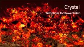  Presentation with charcoal - Beautiful presentation theme featuring smoulder charcoal backdrop and a wine colored foreground