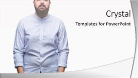  Presentation with simple nature - Slide set enhanced with smple - young caucasian hipster man background and a white colored foreground