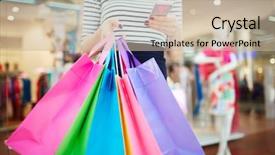  Presentation with sms - Audience pleasing presentation theme consisting of sms after shopping backdrop and a mint green colored foreground