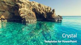  Presentation with zakynthos - Cool new PPT layouts with smugglers - beautiful sea landscapes on zakynthos backdrop and a teal colored foreground