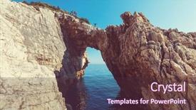  Presentation with zakynthos - Theme featuring smugglers - beautiful sea landscapes on zakynthos background and a  colored foreground