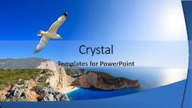  Presentation with zakynthos - Audience pleasing presentation consisting of smugglers - shipwreck navagio beach in zakynthos backdrop and a  colored foreground