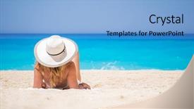  Presentation with zakynthos - Cool new theme with smugglers - woman on the famous navagio backdrop and a light blue colored foreground