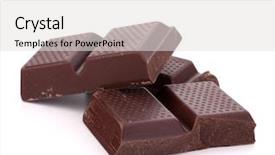  Presentation with white chocolate - Beautiful presentation featuring snack food - chocolate bars stack isolated backdrop and a light gray colored foreground