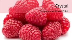  Presentation with ripe golden potato on white - Cool new theme with snack food - ripe raspberries isolated on white backdrop and a red colored foreground