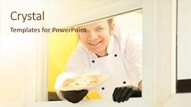  Presentation with snack food - Cool new slide set with snack from food truck cafe backdrop and a  colored foreground