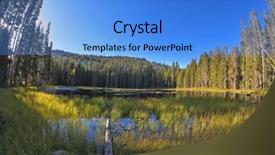  Presentation with autumn-morning - Slides featuring  background and a  colored foreground