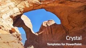  Presentation with arches national park - Amazing theme having  backdrop and a  colored foreground