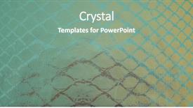  Presentation with abstract paint brush texture art - Presentation theme enhanced with snake skin abstract background texture background and a seafoam green colored foreground