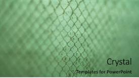  Presentation with green abstract leaves texture - Cool new presentation theme with snake skin abstract background texture backdrop and a seafoam green colored foreground