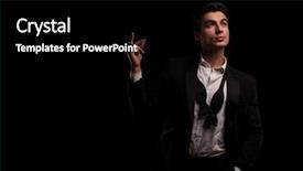  Presentation with elegant man in glasses optics - PPT layouts enhanced with snap - elegant man in tuxedo snapping background and a black colored foreground