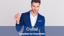  Presentation with smart light - Beautiful PPT layouts featuring snap - portrait of smart casual man backdrop and a ocean colored foreground