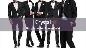  Presentation with team leader - PPT layouts having snap - team of five grooms background and a dark gray colored foreground