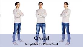  Presentation with dental full metal crown - Amazing slide set having sneakers isolated on white background backdrop and a light blue colored foreground