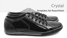  Presentation with sneakers - Presentation with sneakers background and a white colored foreground