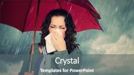  Presentation with bad weather - Theme featuring rendering isolated on white background background and a  colored foreground.