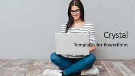  Presentation with arabian woman wearing hijab muslim - Amazing presentation having snickers - happy young woman wearing eyeglasses backdrop and a light gray colored foreground