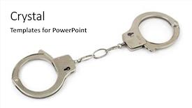  Presentation with brown sugar isolated on white - Cool new presentation with snitch - handcuffs isolated on white background backdrop and a white colored foreground