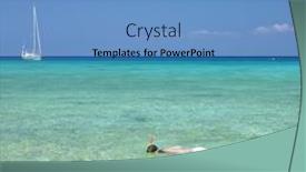  Presentation with cuba - Colorful slide deck enhanced with snorkeling-maria-la-gorda-pinar backdrop and a teal colored foreground