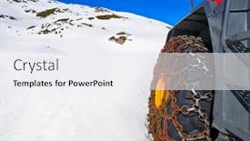  Presentation with excavator - Cool new theme with snow-clearing-excavator-in-aran backdrop and a white colored foreground