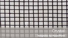  Presentation with white snow - PPT theme with snow-covered-dark-grid-abstract background and a gray colored foreground