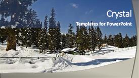  Presentation with tourism india - Audience pleasing slides consisting of snow covered hill kashmir backdrop and a ocean colored foreground