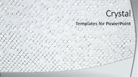  Presentation with snow covered trees and falling - Theme with covered rabitz grid lattice fence background and a white colored foreground