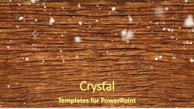  Presentation with christmas borders grunge border decoration - Presentation theme with snow falling against christmas decorations background and a tawny brown colored foreground