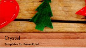  Presentation with wall falling - Slides consisting of snow falling against close up background and a red colored foreground