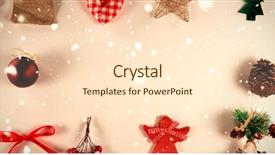  Presentation with copy space leadership - Cool new presentation with snow falling against copy space backdrop and a cream colored foreground