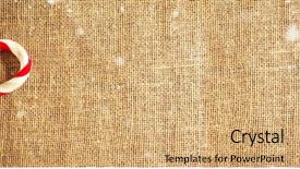  Presentation with heart shaped book page - PPT layouts enhanced with snow falling against heart shaped background and a coral colored foreground