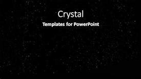  Presentation with realistic - Presentation theme having snow-falling-on-a-black background and a  colored foreground