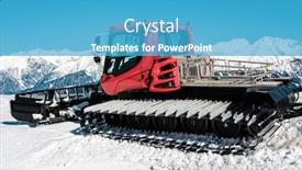  Presentation with snow day - Amazing slides having snow grooming machine ratrak winter mountain landscape caucasus ridge covered with snow in sunny day krasnaya polyana sochi russia backdrop and a teal colored foreground