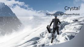  Presentation with stop the violence - Slide set featuring snow man - nothing is gonna stop him background and a teal colored foreground