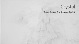  Presentation with mountain snow - Slides with snow-monsters-area-mountain-zao background and a light gray colored foreground
