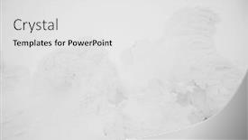  Presentation with mountain snow - PPT theme featuring snow-monsters-area-mountain-zao background and a white colored foreground