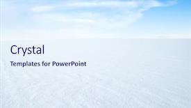  Presentation with law blue sky scales - Beautiful presentation theme featuring snow mountain and blue sky backdrop and a sky blue colored foreground