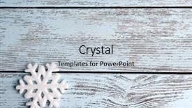  Presentation with winter - Slide set featuring snow new year - winter background with snowflake background and a light gray colored foreground
