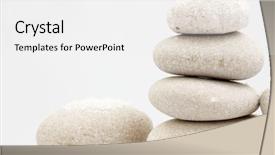  Presentation with work life balance - PPT layouts consisting of snow on grey background background and a white colored foreground