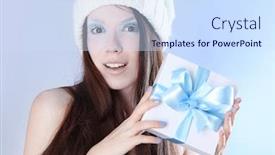  Presentation with queen - PPT layouts consisting of snow-queen-on-blue-background background and a sky blue colored foreground